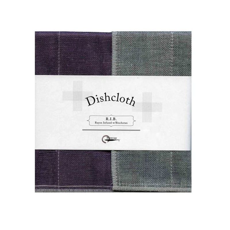 Nawrap Binchotan Charcoal Dishcloths  Naturally Anti-Odor  Set of 3  Aqua  White & Purple - Image 4